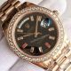 Swiss Rolex DayDate 3255 Rose Gold Copy Watch Diamond Bezel Black Dial (4)_th.jpg